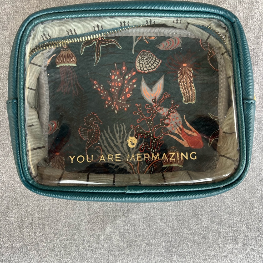Spartina 449 Mermaid Clear Cosmetic Travel Case